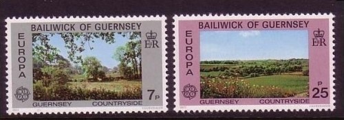 GUERNSEY MI-NR. 147-148 POSTFRISCH(MINT) EUROPA 1977 LANDSCHAFTEN