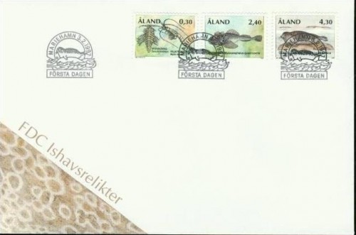 ALAND MI-NR. 124-126 FDC RELIKTFORMEN der EISZEIT ROBBE SEESKORPION 1997