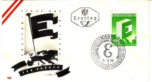 ÖSTERREICH MI-NR. 1059 FDC CEPT 1959