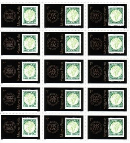 UNGARN MI-NR. 3428 POSTFRISCH(MINT) 50 JAHRE BRIEFMARKENMUSEUM 1980 MARKE AUF MARKE