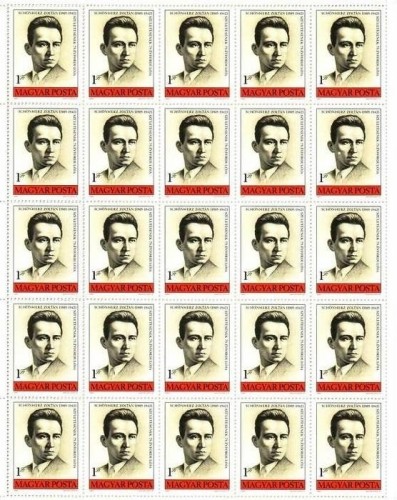 UNGARN MI-NR. 3444 A POSTFRISCH(MINT) BOGEN (50) ZOLTÁN SCHÖNHERZ WIDERSTANSKÄMPFER 1980