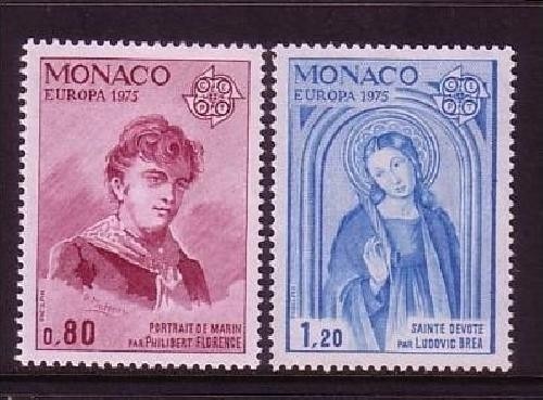 MONACO MI-NR. 1167-1168 POSTFRISCH(MINT) EUROPA 1975 - ALTARGEMÄLDE