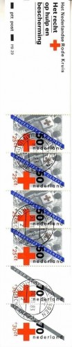 NIEDERLANDE MH 30 GESTEMPELT(USED) PB 29 ROTES KREUZ 1983