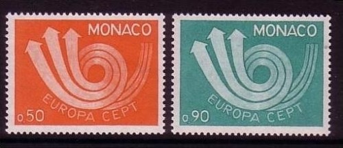 MONACO MI-NR. 1073-1074 POSTFRISCH(MINT) EUROPA 1973 POSTHORN