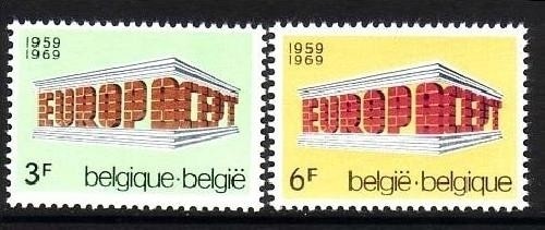 BELGIEN MI-NR. 1546-1547 POSTFRISCH(MINT) EUROPA 1969 - EUROPA CEPT