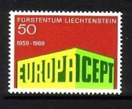LIECHTENSTEIN MI-NR. 507 POSTFRISCH(MINT) EUROPA 1969 EUROPA CEPT