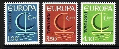 PORTUGAL MI-NR. 1012-1014 POSTFRISCH(MINT) EUROPA 1966 SEGEL
