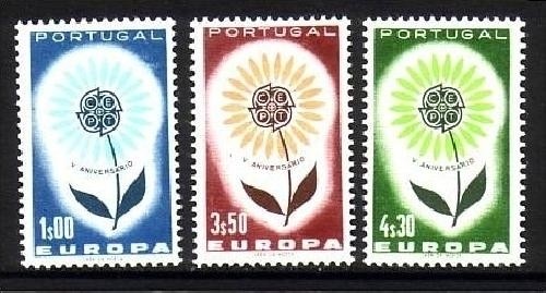 PORTUGAL MI-NR. 963-965 POSTFRISCH(MINT) EUROPA 1964 - STILISIERTE BLUME