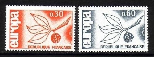 FRANKREICH MI-NR. 1521-1522 POSTFRISCH(MINT) EUROPA 1965 ZWEIG