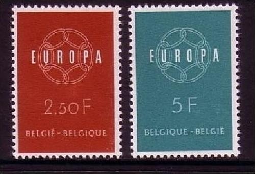 BELGIEN MI-NR. 1164-1165 POSTFRISCH(MINT) EUROPA 1959