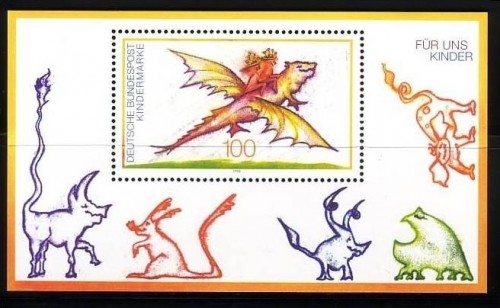 DEUTSCHLAND BLOCK 30 POSTFRISCH(MINT) FÜR UNS KINDER 1994 FABELWESEN