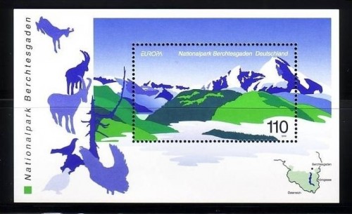 DEUTSCHLAND BLOCK 47 POSTFRISCH(MINT) EUROPA 1999 NATUR- und NATIONALPARKS - BERCHTESGARDEN