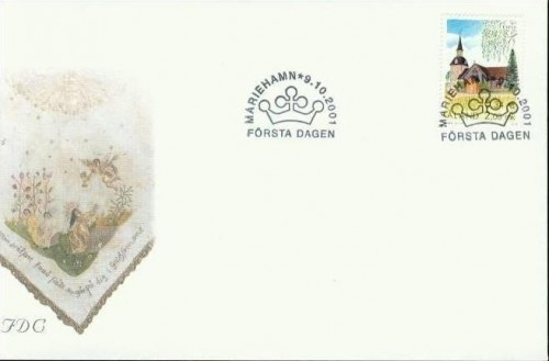 ALAND MI-NR. 197 FDC KIRCHE 2001