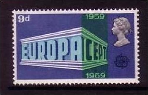 GROSSBRITANNIEN MI-NR. 512 POSTFRISCH(MINT) EUROPA 1969 EUROPA CEPT