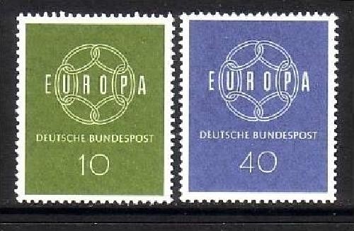 DEUTSCHLAND MI-NR. 320-321 POSTFRISCH(MINT) EUROPA 1959
