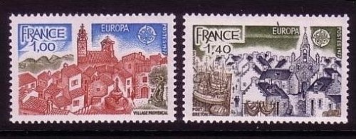 FRANKREICH MI-NR. 2024-2025 POSTFRISCH(MINT) EUROPA 1977 LANDSCHAFTEN