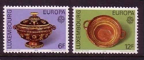 LUXEMBOURG MI-NR. 928-929 POSTFRISCH(MINT) EUROPA 1976 - KUNSTHANDWERK