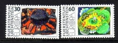 LIECHTENSTEIN MI-NR. 623-624 POSTFRISCH(MINT) EUROPA 1975 - GEMÄLDE