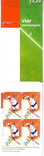 NIEDERLANDE MH mit 4 x 1708 vom 02.02.1999 POSTFRISCH(MINT) TENNIS