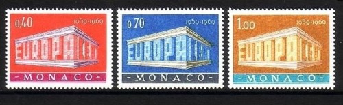 MONACO MI-NR. 929-931 POSTFRISCH(MINT) EUROPA 1969 EUROPA CEPT