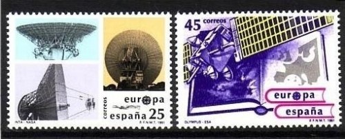 SPANIEN MI-NR. 2990-2991 POSTFRISCH(MINT) EUROPA 1991 EUROPÄISCHE WELTRAUMFAHRT