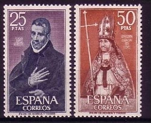 SPANIEN MI-NR. 1846-1847 POSTFRISCH(MINT) BERÜHMTE SPANIER 1970 JUAN DE AVILA THEOLOGE