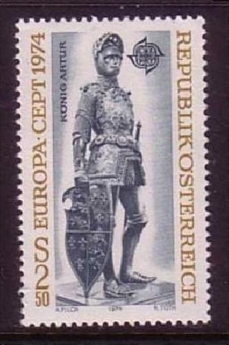 ÖSTERREICH MI-NR. 1450 POSTFRISCH(MINT) EUROPA 1974 SKULPTUREN ALBRECHT DÜRER
