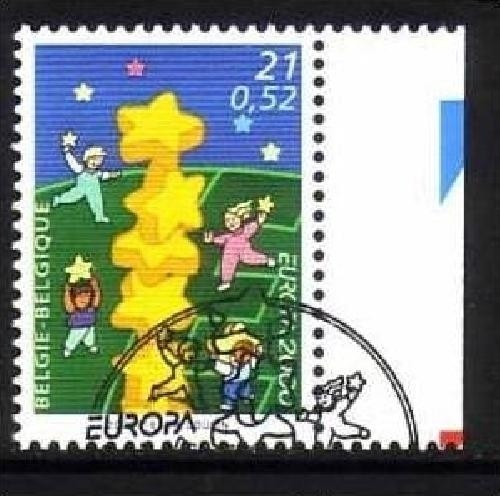 BELGIEN MI-NR. 2973 GESTEMPELT(USED) EUROPA 2000 STERNE