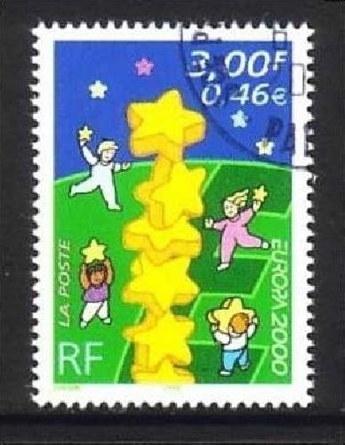 Frankreich Briefmarke MI-NR. 3468 gestempelt Europa 2000 - Sternenturm