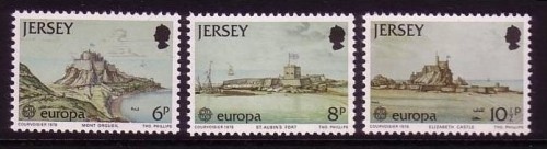 JERSEY MI-NR. 177-179 POSTFRISCH(MINT) EUROPA 1978 BAUDENKMÄLER SCHLOSS FESTUNG