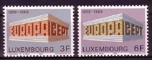 LUXEMBOURG MI-NR. 788-789 POSTFRISCH(MINT) EUROPA 1969