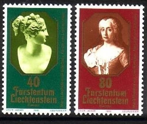 LIECHTENSTEIN MI-NR. 741-742 POSTFRISCH(MINT) EUROPA 1980 BEDEUTENDE PERSÖNLICHKEITEN