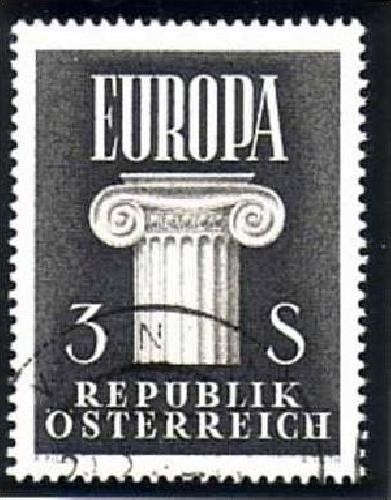 ÖSTERREICH MI-NR. 1081 GESTEMPELT(USED) EUROPA 1960 WAGENRAD