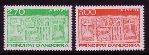 ANDORRA FRANZÖSISCH MI-NR. 493-494 POSTFRISCH(MINT) FREIMARKEN WAPPEN 1996