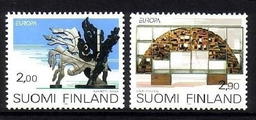 FINNLAND MI-NR. 1206-1207 POSTFRISCH(MINT) EUROPA 1993 ZEITGENÖSSISCHE KUNST SKULPTUREN