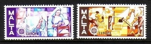 MALTA MI-NR. 532-533 POSTFRISCH(MINT) EUROPA 1976 - KUNSTHANDWERK
