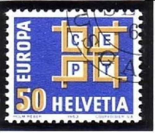 SCHWEIZ MI-NR. 781 GESTEMPELT(USED) EUROPA 1963