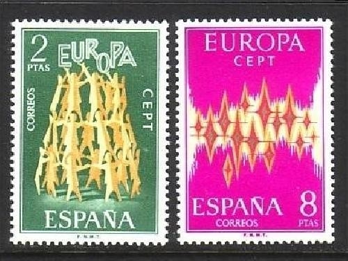 SPANIEN MI-NR. 1985-1986 POSTFRISCH(MINT) EUROPA 1972 - STERNE
