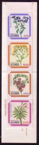 AZOREN MH 2 POSTFRISCH(MINT) BLUMEN VERGISSMEINICHT WICKE GLOCKENBLUME