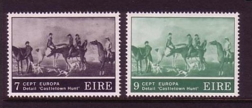 IRLAND MI-NR. 315-316 POSTFRISCH(MINT) EUROPA 1975 GEMÄLDE PFERDE