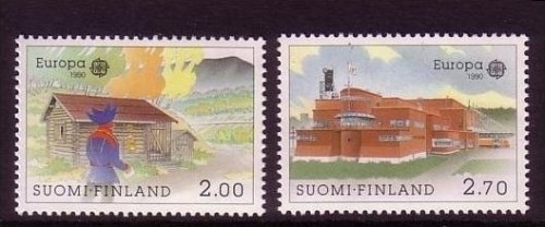 FINNLAND MI-NR. 1108-1109 POSTFRISCH(MINT) EUROPA 1990 - POSTALISCHE EINRICHTUNGEN