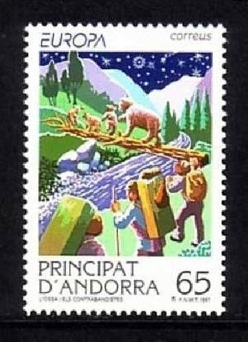 ANDORRA SPANISCH MI-NR. 253 POSTFRISCH EUROPA 1997 SAGEN und LEGENDEN