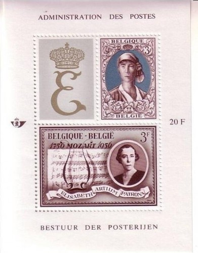 BELGIEN BLOCK 34-35 POSTFRISCH(MINT) KÖNIGIN ELISABETH 1966