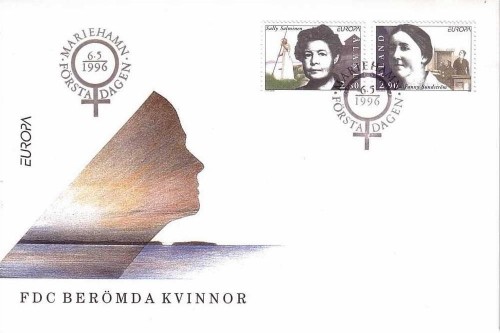 ALAND MI-NR. 113-114 FDC EUROPA 1996 BERUEHMTE FRAUEN