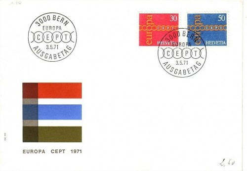 SCHWEIZ MI-NR. 947-948 FDC CEPT 1971