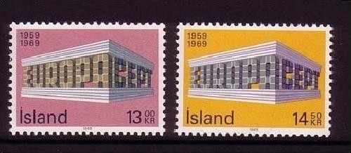 ISLAND MI-NR. 428-429 POSTFRISCH(MINT) EUROPA 1969 EUROPA CEPT