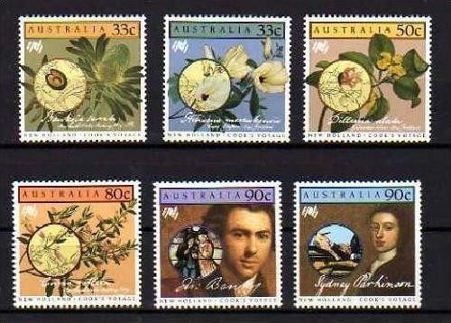 AUSTRALIEN MI-NR. 960-965 POSTFRISCH(MINT) KOLONIALISIERUNG - REISE VON KAPTÄN COOK