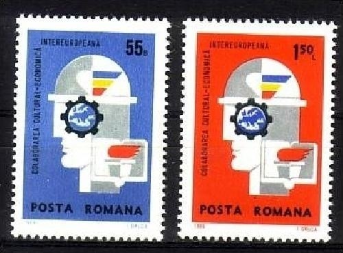 RUMÄNIEN MI-NR. 2764-2765 POSTFRISCH(MINT) MITLÄUFER 1969 INTEREUROPA