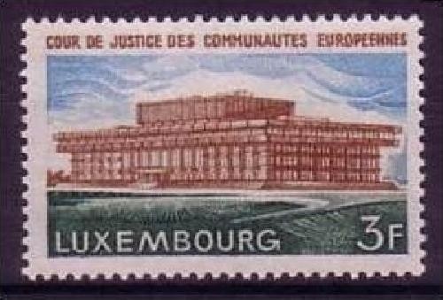 LUXEMBOURG MI-NR. 851 POSTFRISCH(MINT) MITLÄUFER 1972 GERICHTSHOF