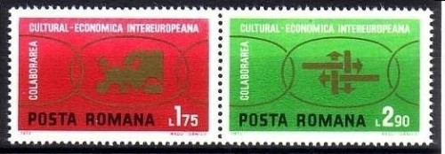 RUMÄNIEN MI-NR. 3020-3021 POSTFRISCH(MINT) MITLÄUFER 1972 INTEREUROPA